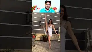 Beautiful Girl Leg Raise 🎊Anazing #femalefitness #style