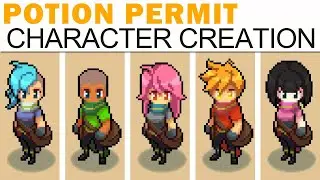 Potion Permit Character Creation (Male & Female, Full Customization, Hair Options, Outfits, More!)