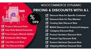 WooCommerce Dynamic Pricing & Discounts with AI | Codecanyon Scripts and Snippets