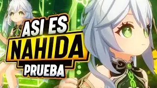 ¡NAHIDA ES INCREIBLE! - Primeras impresiones y posible BUILD - Genshin Impact