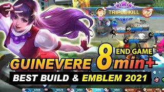 GUINEVERE BEST BUILD 2021 and EMBLEM SET | Athena Asamiya Gameplay | Mobile Legends Bang Bang