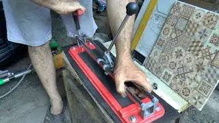 🔨 ПЛИТКОРЕЗ за КОПЕЙКИ своими РУКАМИ. Доработка дешевого ПЛИТКОРЕЗА. Как разрезать ТВЕРДУЮ ПЛИТКУ