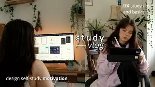 STUDY VLOG ☆ UI design study method + interactive quiz! ☆