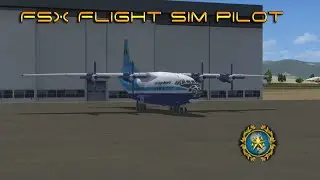 Landing the Antonov An-12BK at Ivato International Airport in FSX