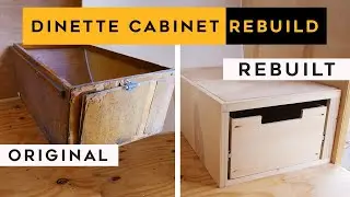 DIY Vintage Camper Dinette Cabinet | SKETCHUP Re-Design