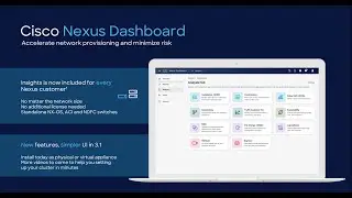 What's New? Nexus Dashboard 3.1 New Features And Latest Licensing Changes