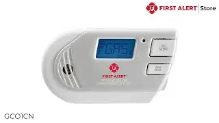 First Alert Combination Explosive Gas and Carbon Monoxide Alarm with Backlit Display - (GCO1CN)