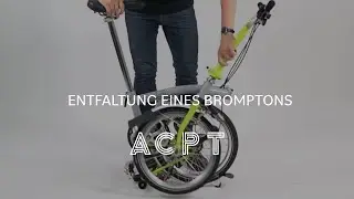Entfaltung eines Bromptons