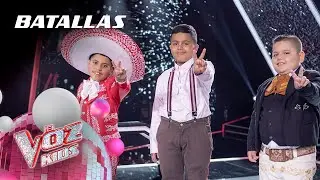 Juan Pablo, Kevin y Alejandro cantan ‘María, María’ – Batallas | La Voz Kids 2024