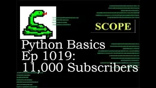 Python Basics Tutorial Question about Scope and Types of Variables