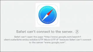 How To Fix Problem Safari Cannot Connect To A Server