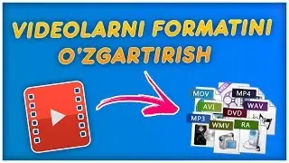 QANDAY QILIB VIDEOLARNI HAJMINI KICHRAYTIRISH MUMKIN?// VIDEOLARNI FORMATINI VA HAJMINI O'ZGARTIRISH