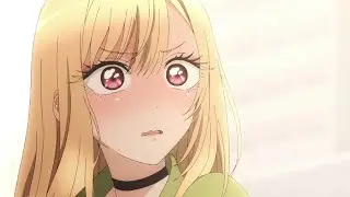 Marin chan blushing