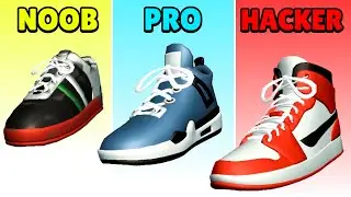 NOOB vs PRO vs HACKER - Sneaker Art!