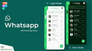 WhatsApp UI Redesigned in Figma || DVxUI