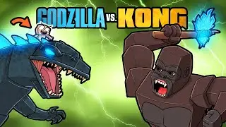 GODZILLA vs KONG in MINECRAFT! (Who's Your Daddy)