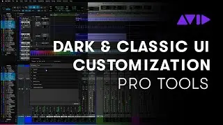 Pro Tools Dark and Classic Theme UI Customization