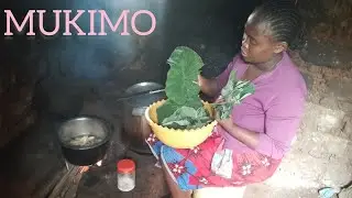 African village cooking//cooking african dish for dinner 'MUKIKO'