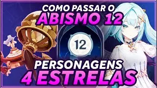 O NOVO ABISMO está MUITO DIFÍCIl e o SEGREDO é a FARUZAN e LISA! APENAS 4⭐ GENSHIN IMPACT