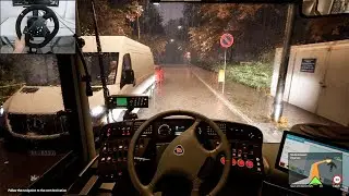 The Bus - Rainy Autumn gameplay on Line 123 [EXTREME GRAPHICS]