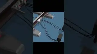 How does the railway track sensor work?  