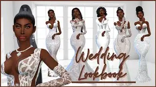WEDDING LOOKBOOK (Part 1) + CC LINKS || SIMS 4