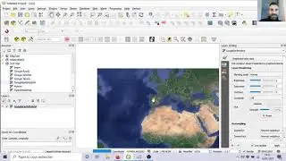 14-Loading Google Earth Maps with XYZ tiles on QGIS
