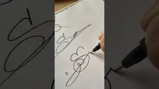 How to sign the letter S?❤️