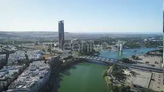 Aerial View Of Modern City Landscape | Stock Footage - Envato elements