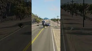 Realistic Highway Car Crashes #132