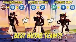 C0 HUTAO BEST TEAM?? | Hutao Team Comparison - Genshin Impact