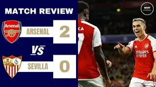 ARSENAL 2-0 SEVILLA REVIEW | Martinelli MOTM!!! | Champions League