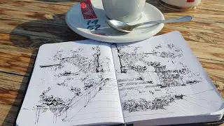 Проектная графика. Скетчинг. Стрим из Италии. Эдуард Кичигин