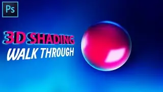 3D Shading Walkthrough! (Photoshop CC 2020) Realistic Shading @AT1NE