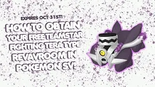 How to Claim your Fighting Tera Type Team Star Revavroom in Pokemon Scarlet & Violet!