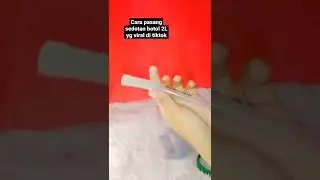 Cara memasang sedotan botol 2L yang viral di tiktok 