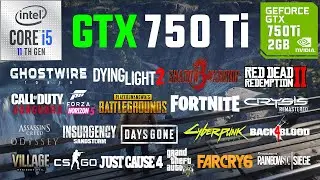 GTX 750 Ti 2GB Test in 25 Games in 2022