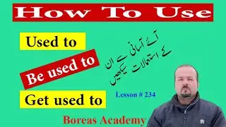 Used to | Be used to | get used to | Learn English | How and when to use 