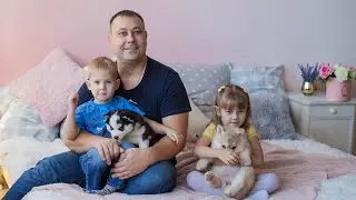 любимый  папа сына и дочки