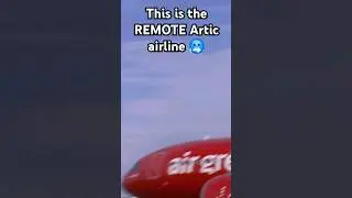 this airline operates in the REMOTE Artic 🥶 #aviation