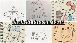 aesthetic drawing ideas 💡 simple and cute drawing ideas must try 😉