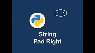 string pad right in python 😀
