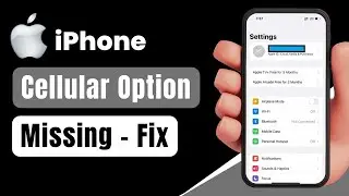 Cellular Option Missing in iPhone Settings Fix