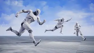Unreal 5.1 - Rootmotion Locomotion Preview - 8 Way Run & Walk with Combat Mode