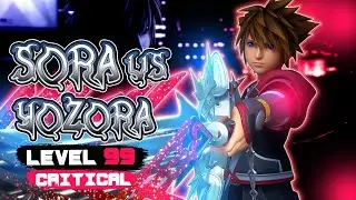 KINGDOM HEARTS 3 SORA VS YOZORA LVL 99 CRITICAL MODE (NO ITEMS) GAMEPLAY PS5