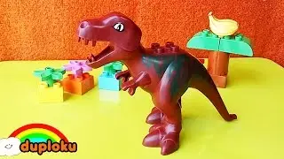 Mama T-Rex Mencari Telur Dinosaurus bersama Disney Doc McStuffin | Lego Duplo | Duploku