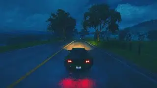 850HP Rocket Bunny Mazda Rx7 Immersive Night Time Drive | Sad Hours Vibes | Forza Horizon 5