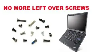 Disassemble laptops / GPU without having left over screws or losing or mixing the screw positions