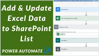 Add & Update Excel Data to SharePoint List using Power Automate