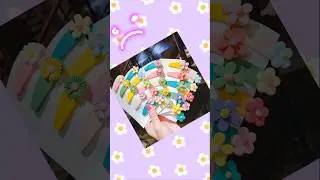 How to make PINTEREST style Cutest hair clips at home🤪 #shorts #art #DIY @Ayushi25club